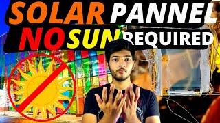 this solar panel is amazing : solar panel that works at night | transparent solar pannel |