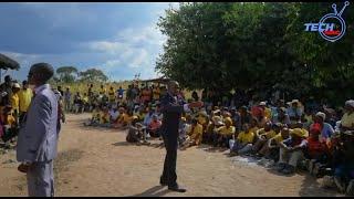 Chamisa addresses villagers during Mboneni Ncube's burial