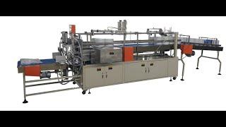 Semi automatic 6 rolls maxi roll paper bundle packing machine