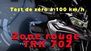 Benelli TRK  702 speed test, de zéro à 100