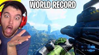 WORLD RECORD "HALO INFINITE" LEGENDARY SPEEDRUN ANY% IS ABSOLUTELY INSANE!!!