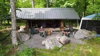 Lean-to Camping and our Upscale 3-bedroom Chalet at Adirondack Adventure Base