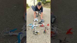 remote control helicopter and drone