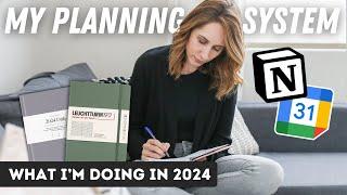 My Complete Planning System for 2024: The Perfect Mix of Digital + Paper