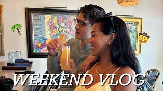 WEEKEND VLOG  palm springs with mr. pia, celebrating our friend's birthday, brunch + more!