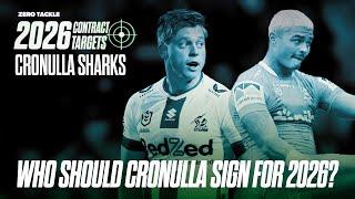 FIVE Cronulla Sharks 2026 Contract Targets  | Zero Tackle TV