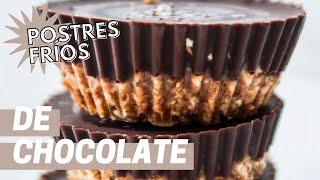 No necesitas horno para preparar estos bocaditos de chocolate fáciles y rápidos | Postres fríos