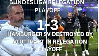 HAMBURGER SV DESTROYED BY STUTTGART IN RELEGATION PLAYOFF HIGHLIGHTS