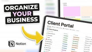 How I manage design projects with Notion (Client Portal)