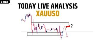 8 OCTOBER LIVE ANALYSIS XAUUSD 08/10/24 || TODAY GOLD PREDICTION || TECHNICAL KEWAT JI