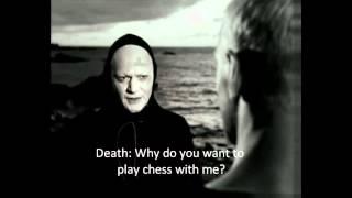 The Seventh Seal - The knight meets Death [English sub]