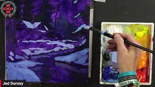 Painting a Snow Scene with Jed Dorsey