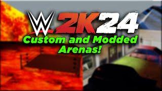 CRAZY CUSTOM AND MODDED ARENAS FOR YOU TO DOWNLOAD RIGHT NOW! - WWE 2K24