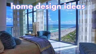 100 Bedroom + Bathroom ideas! Luxury TV | Modern House Design Tour!