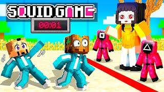 Jugando a los JUEGOS del CALAMAR en Minecraft