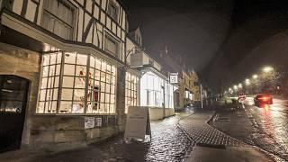 Rainy Night Walk in the Gateway to the Cotswolds - BURFORD - ENGLAND