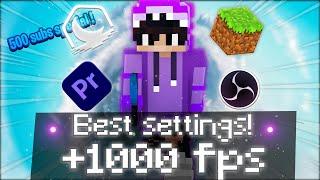 The BEST Minecraft Settings (Bedwars, Lunar Client, OBS)