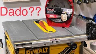 Using a Dado blade on a Dewalt jobsite tablesaw - can it be done?!?