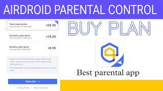 Airdroid parental control App recharge buy…!