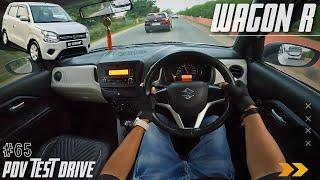 2024 MARUTI SUZUKI WAGON R | VXI | 1L 66BHP | POV Drive #65 | 4K | REV GEARSHIFT #maruti #wagonr