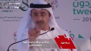 UAE Minister of Foreign Affairs warns Europe