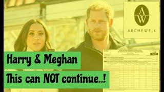 Harry & Meghan: This can not continue..!