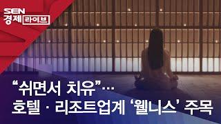 “쉬면서 치유”…호텔·리조트업계 ‘웰니스’ 주목