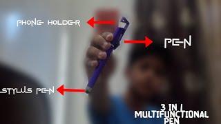 3 IN 1 MULTIFUNCTIONAL PEN UNBOXING || AMMAR BEAST