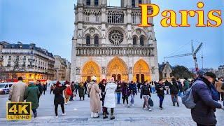 Paris,France- 4K HDR Walking Tour - Paris February 2025 | Paris 4K | A Walk In Paris