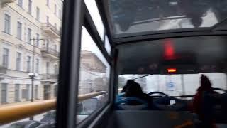 View of the Streets of Saint Petersburg(Russia) from inside of a Bus | #pm2amstudentstrips