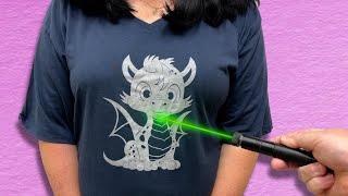 Can You Use Your LASER Engraver to Make a Shirt ? - DIY Christmas Projects