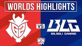 G2 vs BLG Highlights ALL GAMES | Worlds Swiss Stage 2024 | G2 Esports vs Bilibili Gaming