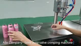 AILE Semi Automatic Aerosol Crimping Sealing Machine