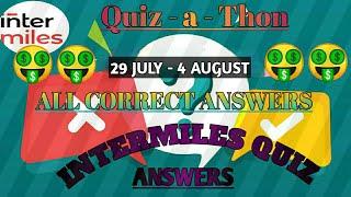 INTERMILES QUIZ ANSWERS TODAY | 29TH JULY QUIZ ANSWERS | INTERMILES QUIZ |THE OLYMPICS QUIZ