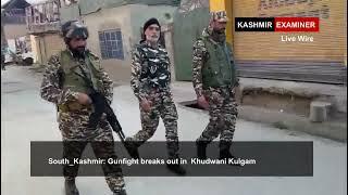 South_Kashmir: Gunfight breaks out in  Khudwani Kulgam