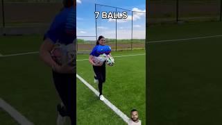 sprinting with football and more football  | #football #with #challenge #sprint #shorts