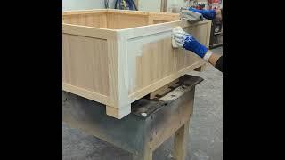 This coffee table offers it all! Storage, leg rest, TV tray, it goes on!