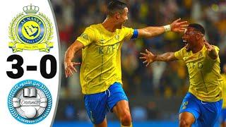 Nassr vs Al Okhdood  highlights, NAS 3-0 OKH, Saudi Pro League: Cristiano Ronaldo  football match