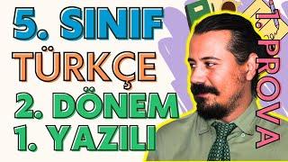 5. Sınıf Türkçe 2. Dönem 1. Yazılı  | MEB Soru Örnekleri | Ortak Yazılıya Hazırlık #2025 | 1. PROVA