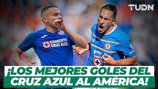 Rumbo al clásico joven: ¡Los MEJORES GOLES del Cruz Azul al América! | TUDN