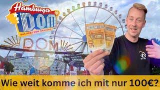 Hamburger Dom - NUR 100€ für einen Tag? Reicht das? Der Test. Sommer 2023