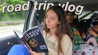 *8 HOUR* road trip vlog  | ft. siblings (chaotic)