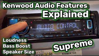 Unique Kenwood EQ and Audio Settings Explained