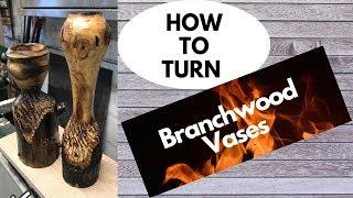 Woodturning Branchwood Vases with Frank Perrone