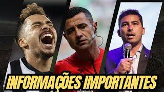 EDUARDO VAI RENOVAR COM O BOTAFOGO? | CBF MUDA ÁRBITRO DE JOGO DO PALMEIRAS | AVANÇOS NA SAF