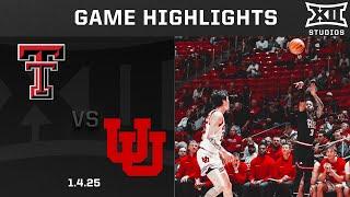 Texas Tech vs. Utah Game Highlights | 2024-25 Big 12 Men’s Basketball