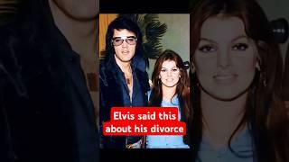 Elvis Said This About His Divorce and Settlement #elvis #elvispresley