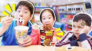 뽀로로 짜장면 인기모음 2탄!!Pororo Noodle pretend play with kids toys- 마슈토이 Mashu ToysReview