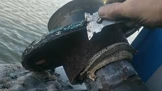 Refitting the narrowboat fire and chimney part 4