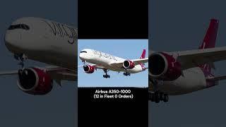 Virgin Atlantic Fleet and Orders as of (2024)|Airline Information #a330 #a350 #787